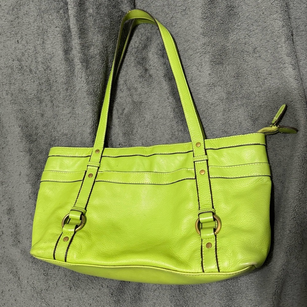Wilson’s Leather green handbag